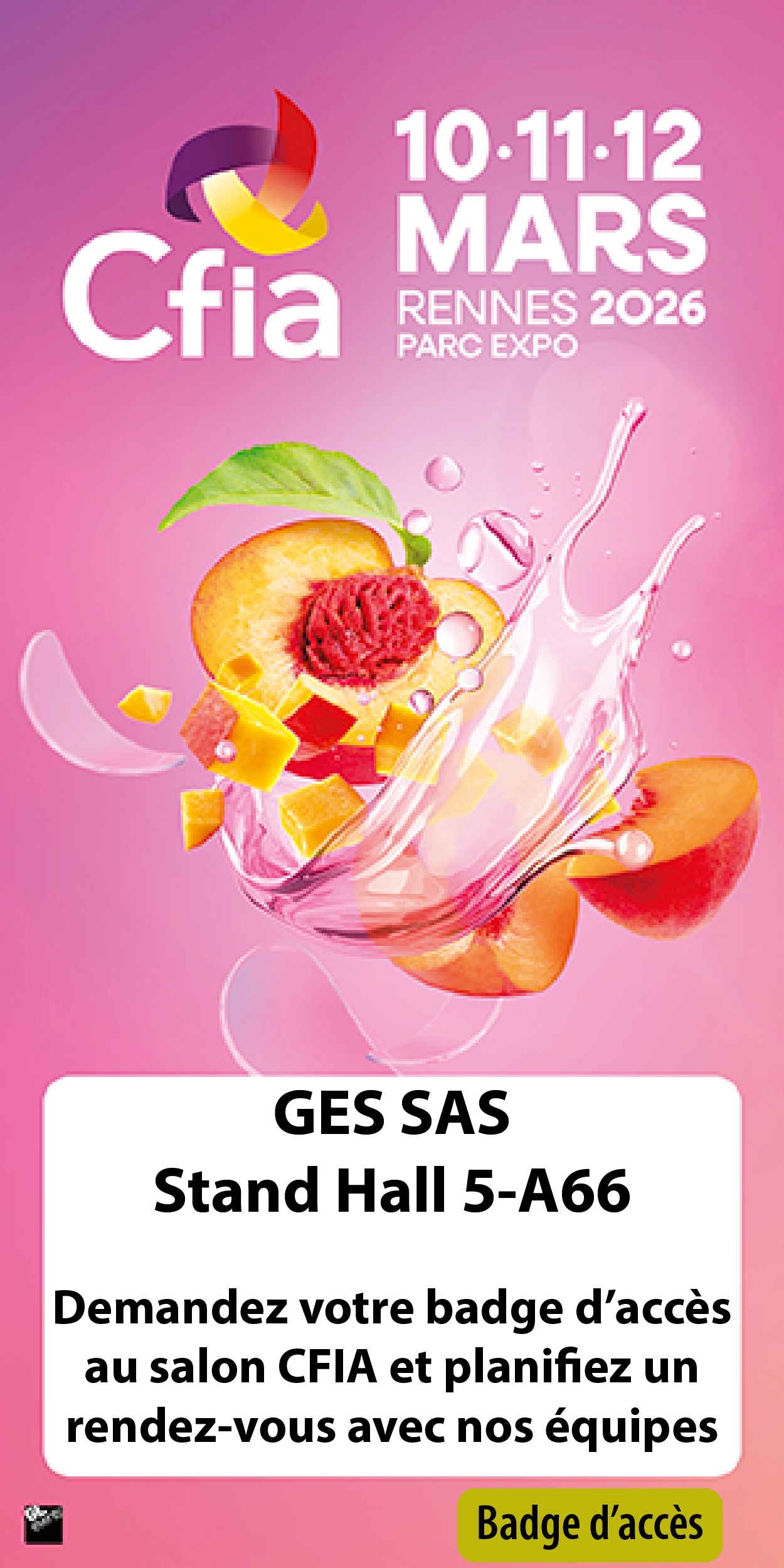 CFIA - GES-Hall5 Stand A66